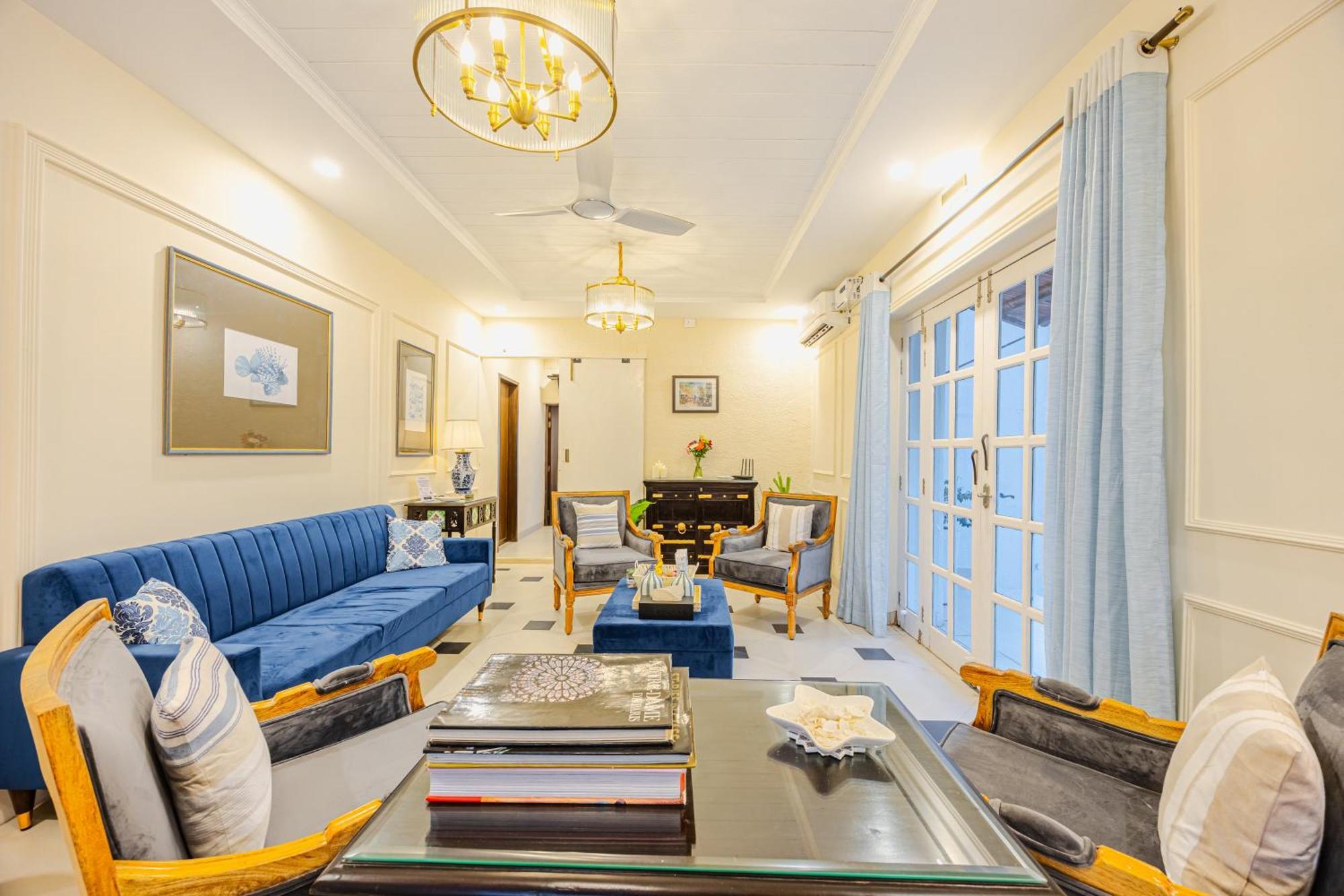 Elivaas 4 Bhk Villa Near Beach With Private Pool & Bar - Casa Boa Vida Candolim Exterior foto